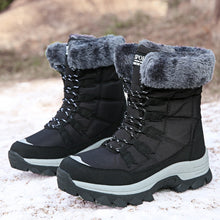 Load image into Gallery viewer, Women&#39;s winter plush warm cotton shoes, oversized cotton shoes, snow boots,
