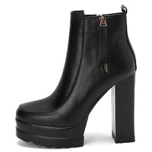 Load image into Gallery viewer, Autumn And Winter High Heels Thick Heel New Women&#39;s Boots Thick-Soled
