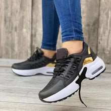 Load image into Gallery viewer, New Large Women&#39;s Sports Single Shoes Women&#39;s Flying Woven Wedge Heel Round Head Casual Single Shoes
