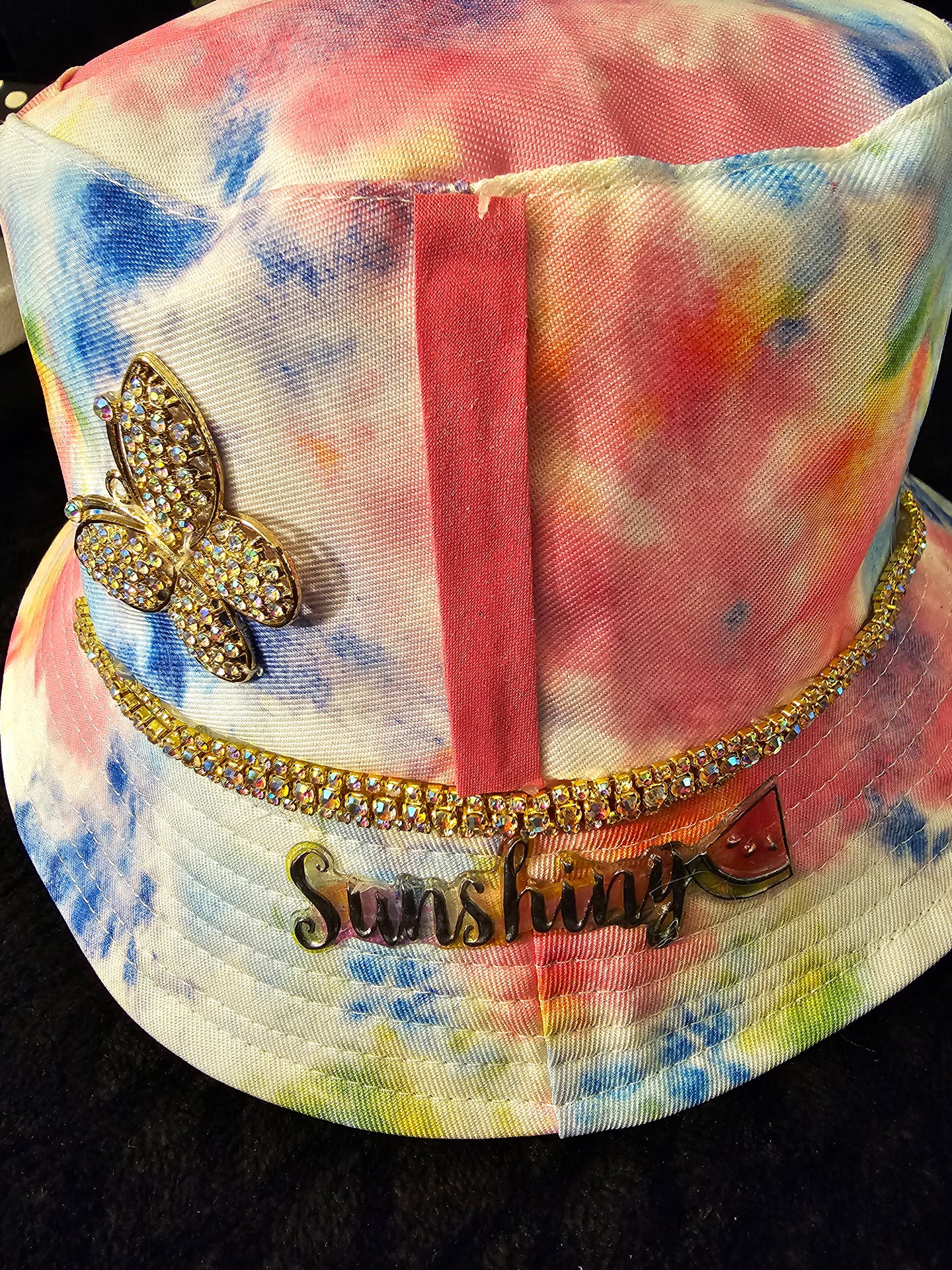 Tye Dye Jewel Hat