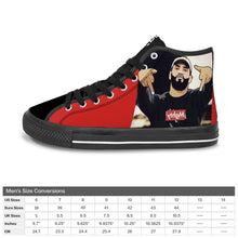 Load image into Gallery viewer, Vancouver High Top Red Canvas Men&#39;s Shoes
