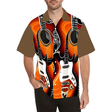 Load image into Gallery viewer, Men&#39;s Guitar Hawaiian Shirt
