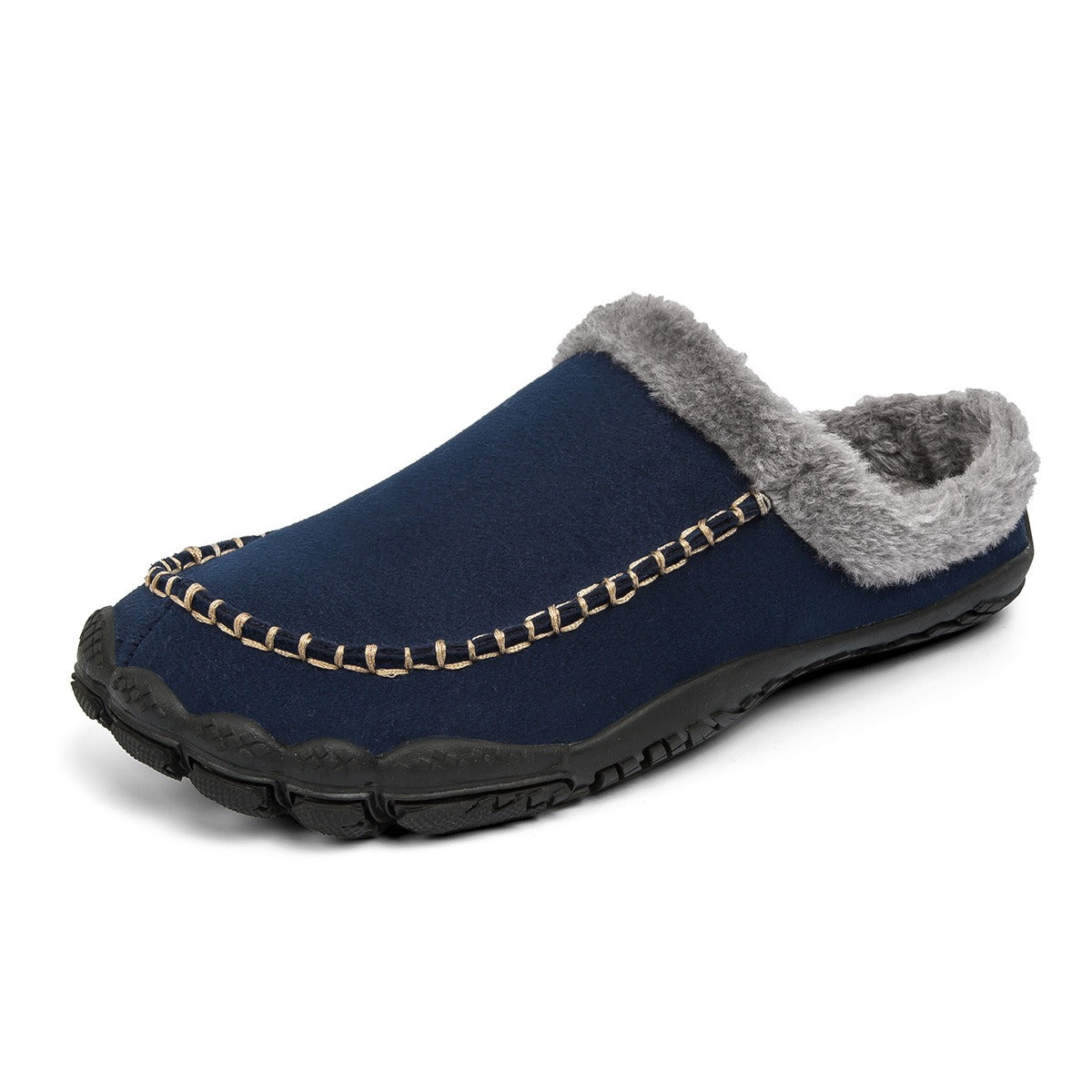 Cotton slippers for men in autumn and winter, indoor leisure, fitness, and sports shoes