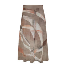 Load image into Gallery viewer, R&amp;RH  Beige Stripe Skirt
