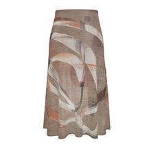 Load image into Gallery viewer, R&amp;RH  Beige Stripe Skirt
