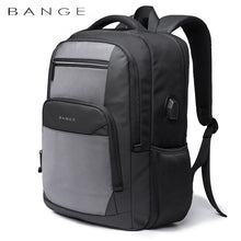 Load image into Gallery viewer, Bange New Fashion Casual All-Match Water-Repellent Technology USB Outdoor Backpack For Men
