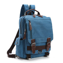 Load image into Gallery viewer, Canvas Backpack Men Travel Back Pack Multifunctional Shoulder Bag for Women Laptop Rucksack School Bags Female Daypack
