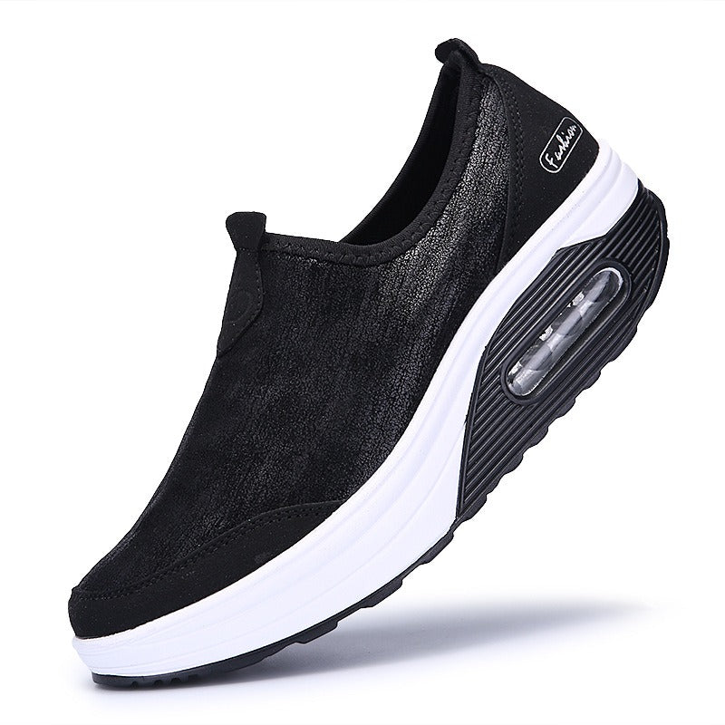 Women's Sports Shoes, Air Cushioned Sloping Heels