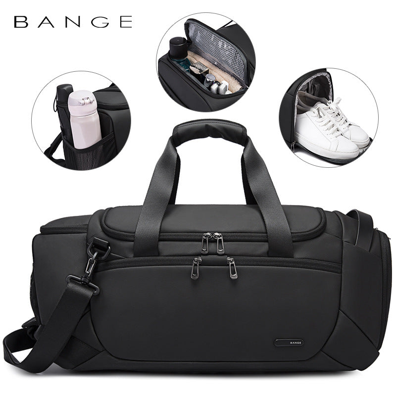New Men's Travel Leisure Fitness Bag Multi-Functional Outdoor Diagonal Bag