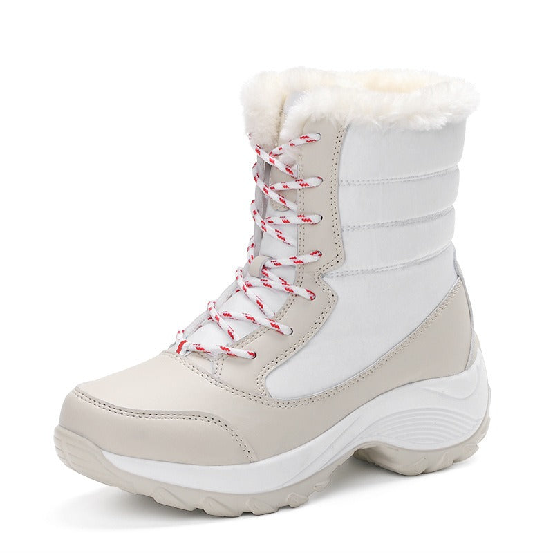 Snow boots, women's boots, flat heels, Martin boots, women's boots
