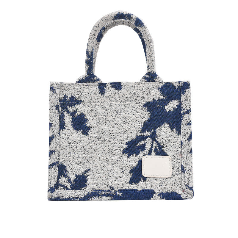 Women's New Fashion Simple Handbag  Flower Shoulder Messenger Bag