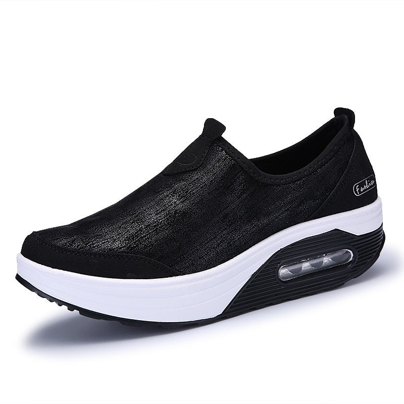 Women's Sports Shoes, Air Cushioned Sloping Heels