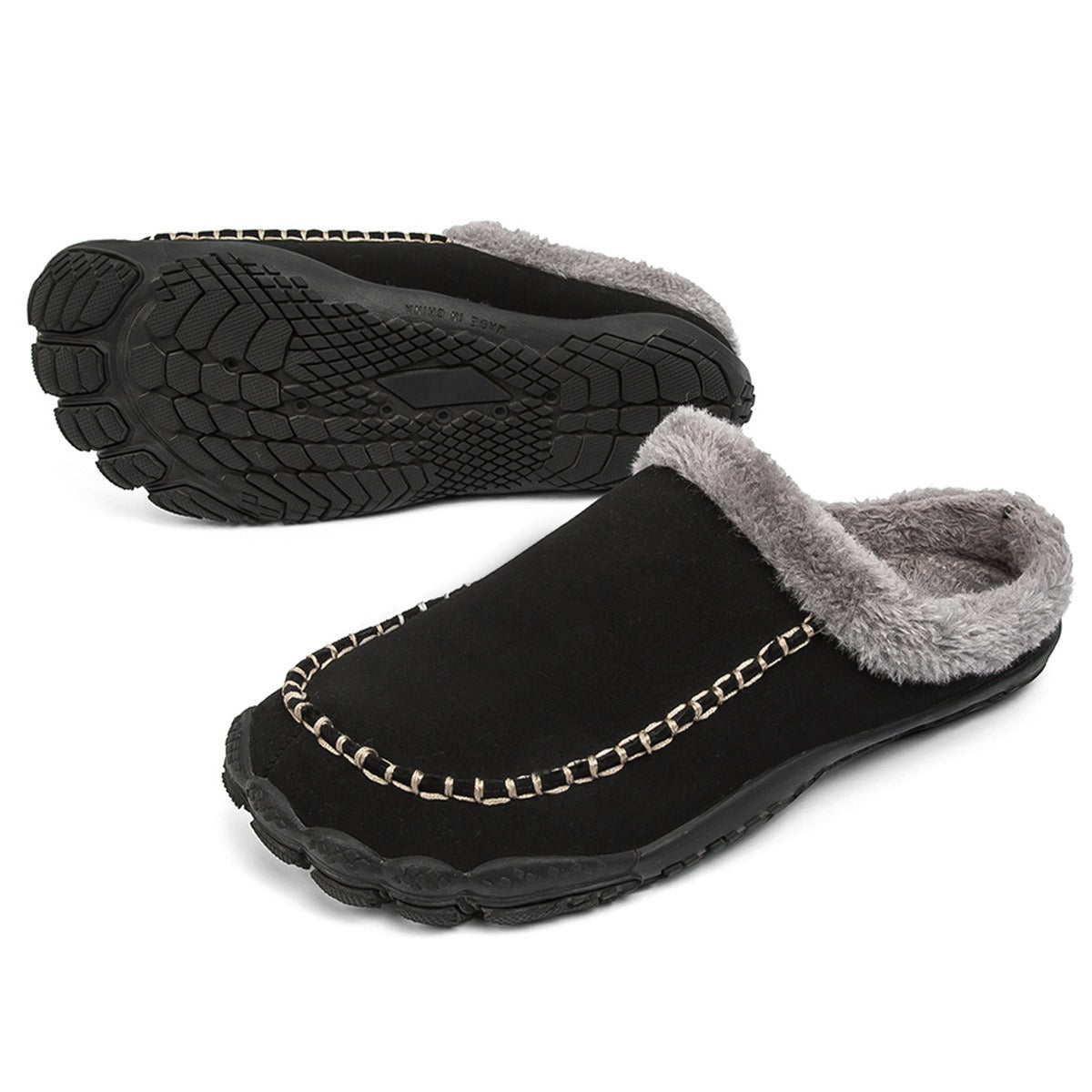 Cotton slippers for men in autumn and winter, indoor leisure, fitness, and sports shoes