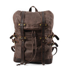 Load image into Gallery viewer, Canvas Men Bag Casual Shoulder Backpack Men Waterproof Outdoor
