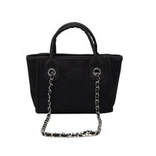 Load image into Gallery viewer, Wholesale New Bucket Bag Women Large Capacity Canvas Shoulder Chain Tote Bag
