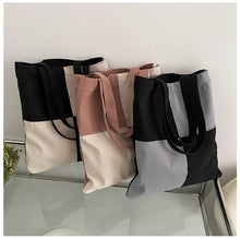 Load image into Gallery viewer, Student Class Large Capacity Tote Bag Korean Canvas Large Bag
