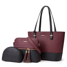 Load image into Gallery viewer, New Style Mother and Child Bag Atmosphere Three Piece Set One Shoulder Diagonal Straddle
