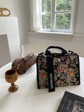 Load image into Gallery viewer, Flower One Shoulder Canvas Bag Women&#39;s Bag
