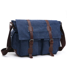 Load image into Gallery viewer, Men Business Messenger Bags For Men Shoulder Bag vintage Canvas Crossbody Pack
