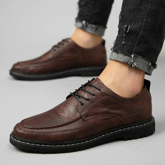 Men's Quality Leather Shoes British Business  Dress Shoes