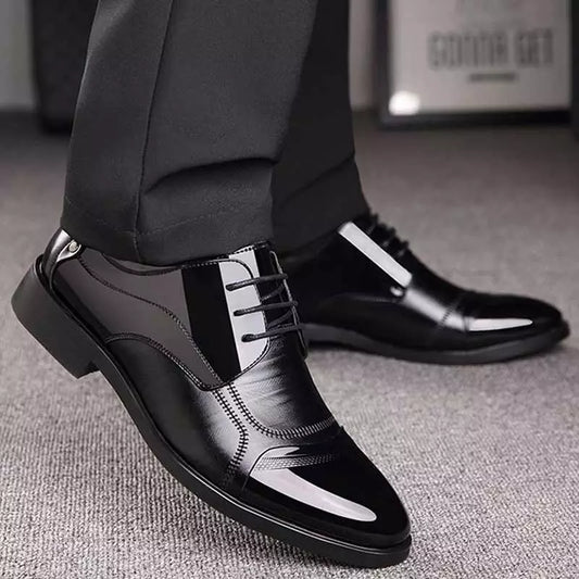 Business Luxury OXford Shoes Men Breathable Leather Shoes
