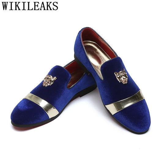 Italian Luxury Brand Mens Dress Shoes Loafers Business Formal