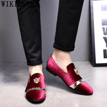 Load image into Gallery viewer, Italian Luxury Brand Mens Dress Shoes Loafers Business Formal
