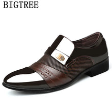 Load image into Gallery viewer, Italian Loafers Men Shoes Wedding Oxford Shoes For Men
