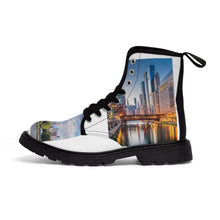 Load image into Gallery viewer, Men&#39;s City Design Canvas Boots
