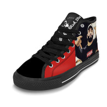 Load image into Gallery viewer, Vancouver High Top Red Canvas Men&#39;s Shoes
