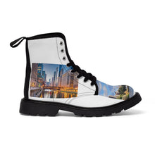 Load image into Gallery viewer, Men&#39;s City Design Canvas Boots
