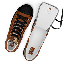 Load image into Gallery viewer, Men’s high top canvas shoes
