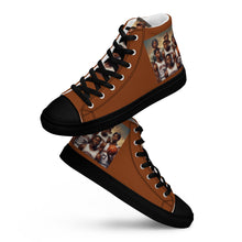 Load image into Gallery viewer, Men’s high top canvas shoes
