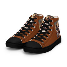 Load image into Gallery viewer, Men’s high top canvas shoes
